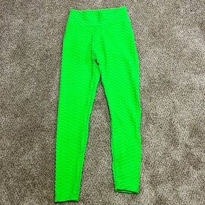Leggings, lime green